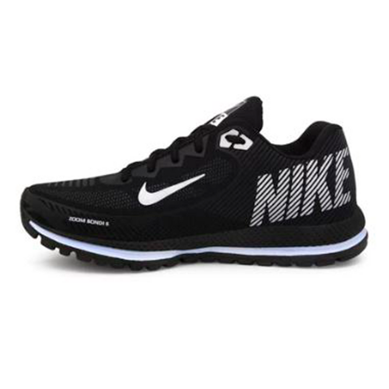 Tênis Feminino e Masculino Zoom Bondi 6 Preto- Branco