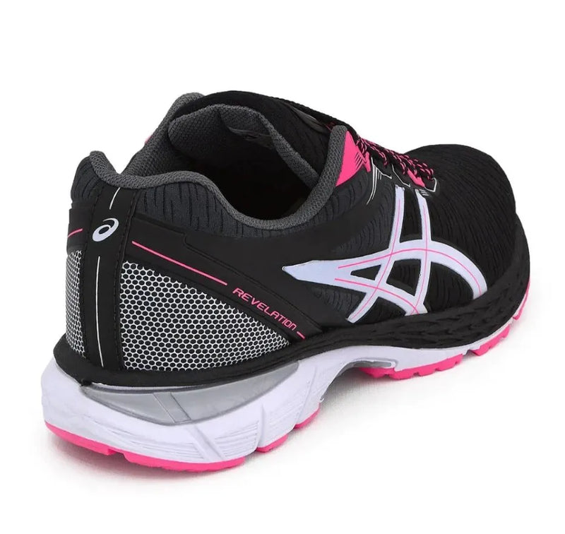 Asics Revelation - Preto / Rosa