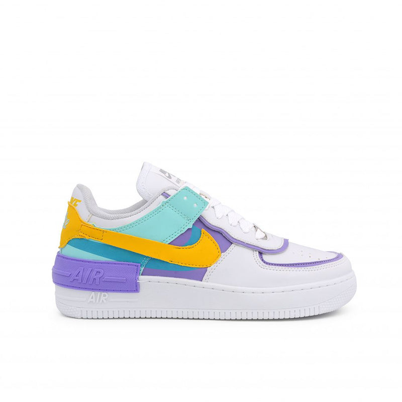 Tênis Air Force Shadow - Branco/Lilás