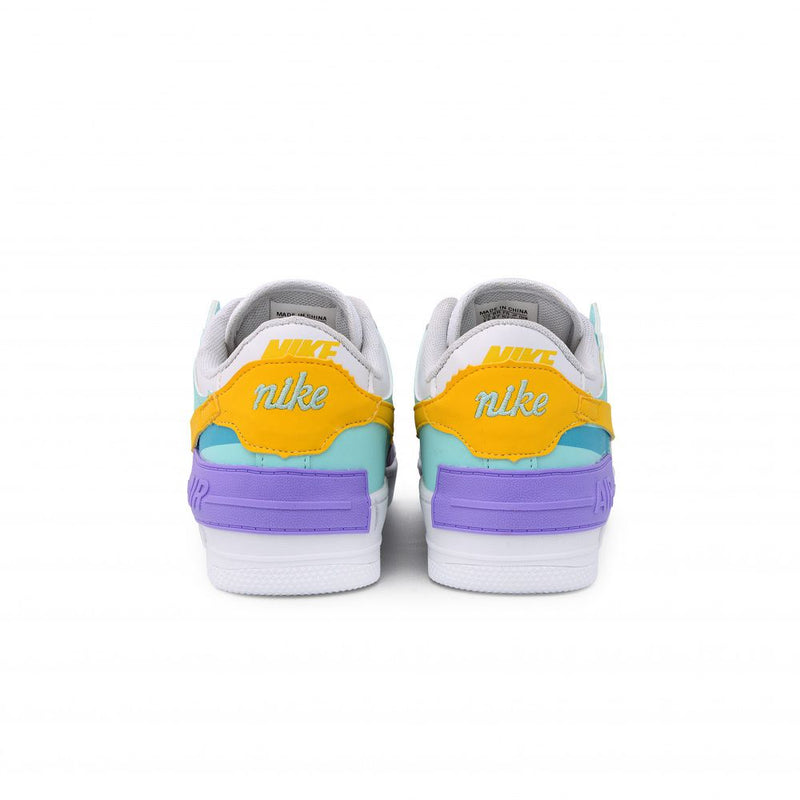 Tênis Air Force Shadow - Branco/Lilás