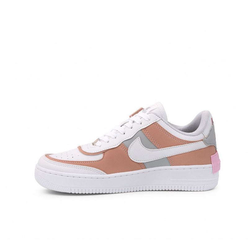 Tênis Air Force Shadow - Gelo/Rosa
