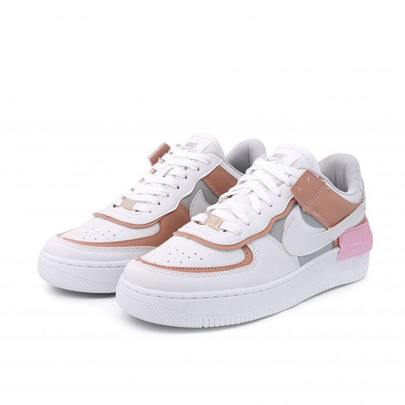 Tênis Air Force Shadow - Gelo/Rosa