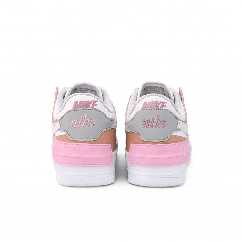 Tênis Air Force Shadow - Gelo/Rosa