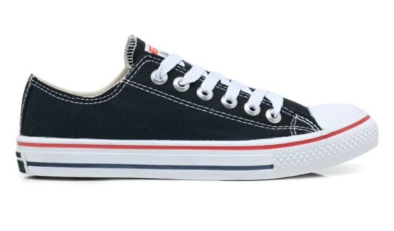 Tênis Feminino e Masculino All Star Cano Baixo Preto