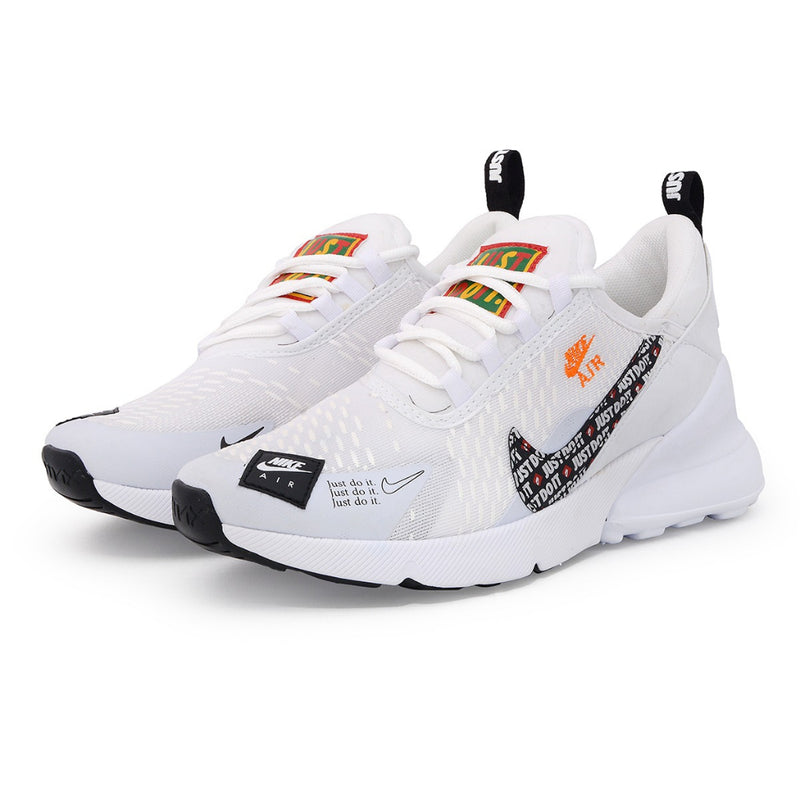 Tênis 270 Just Do it Masculino Branco / Laranja
