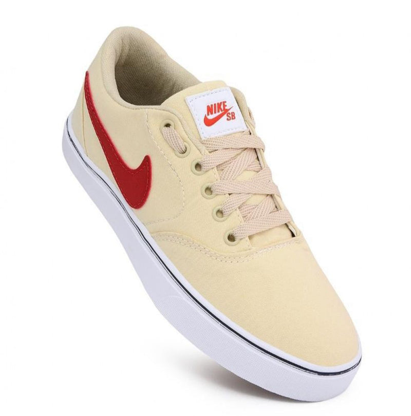 Tênis Masculino Nike SB Charge Bege / Vermelho