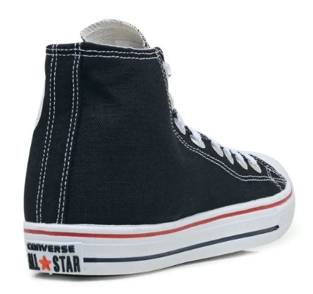 Tênis Feminino e Masculino All Star Cano Alto Preto