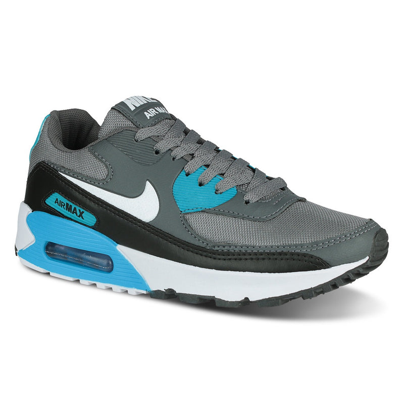 Tênis Air max 90 Masculino Cinza / Azul