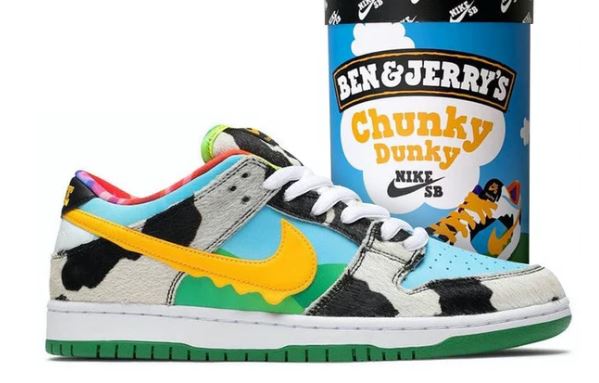 Tênis Feminino e Masculino Nike Dunk Low Ben jerry