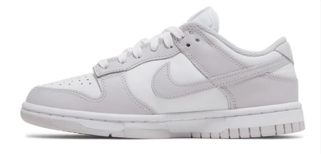 Tênis Feminino e Masculino Nike Dunk Low Cinza - Branco