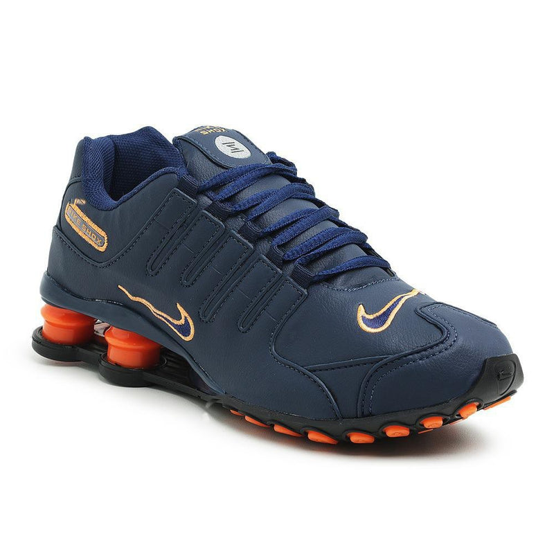 Tênis Nike Shox Masculino Marinho / Laranja
