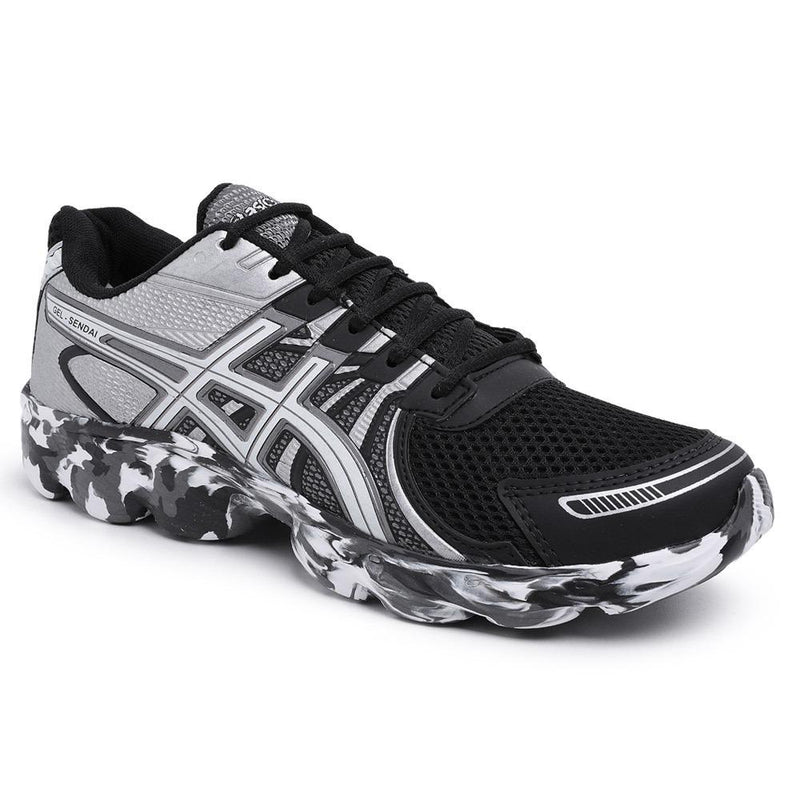 Tênis Asics Sendai Masculino Preto / Prata