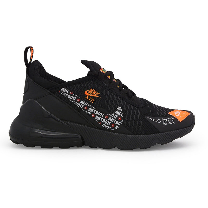 Tênis 270 Just Do it Masculino Preto / Laranja