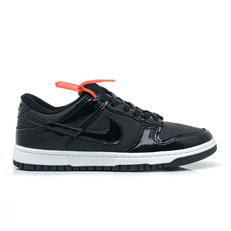 Tênis Feminino e Masculino Nike Dunk Low Preto Verniz