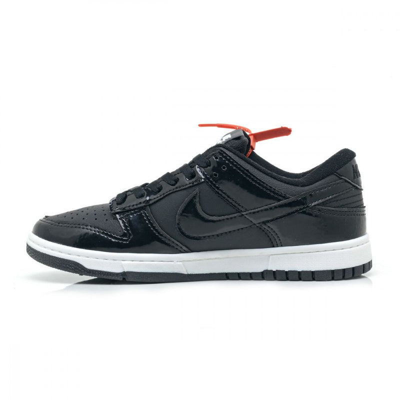 Tênis Feminino e Masculino Nike Dunk Low Preto Verniz