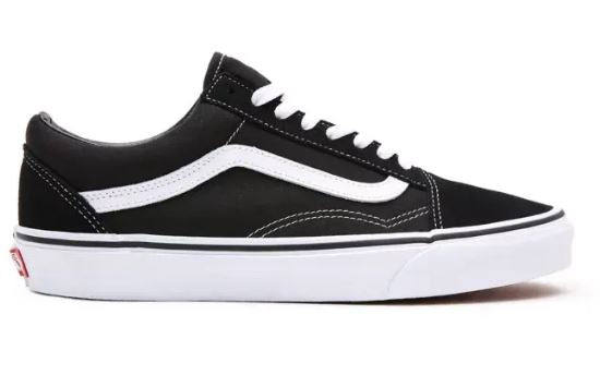Tênis Feminino e Masculino Vans OLD skool Classic Preto-Branco